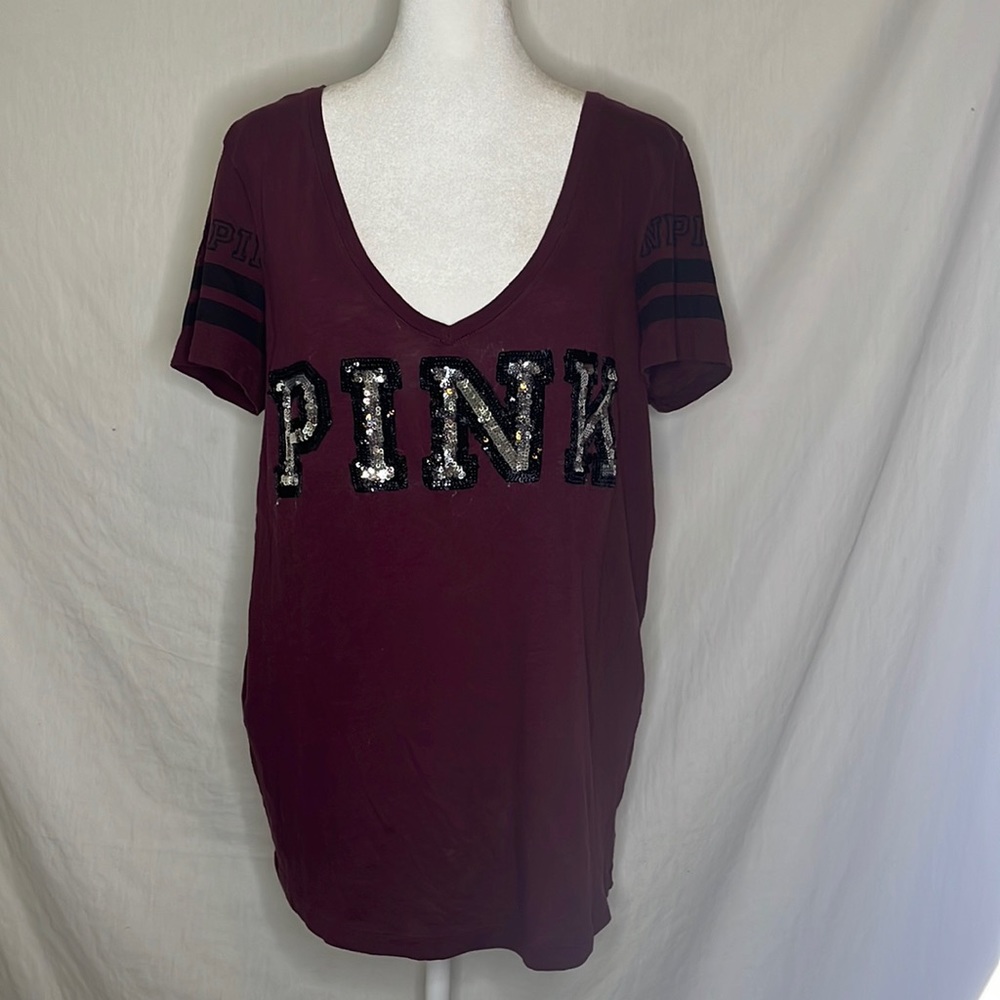 PINK Sequin Shirt